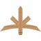 Ekena Millwork Alberta Smooth Timber Gable Bracket, Western Red Cedar, 36"W x 23"H x 3 1/2"D x 3 1/2"F, 15/12 Pitch GBW036X23X0404ALB00SWR - alternate 1